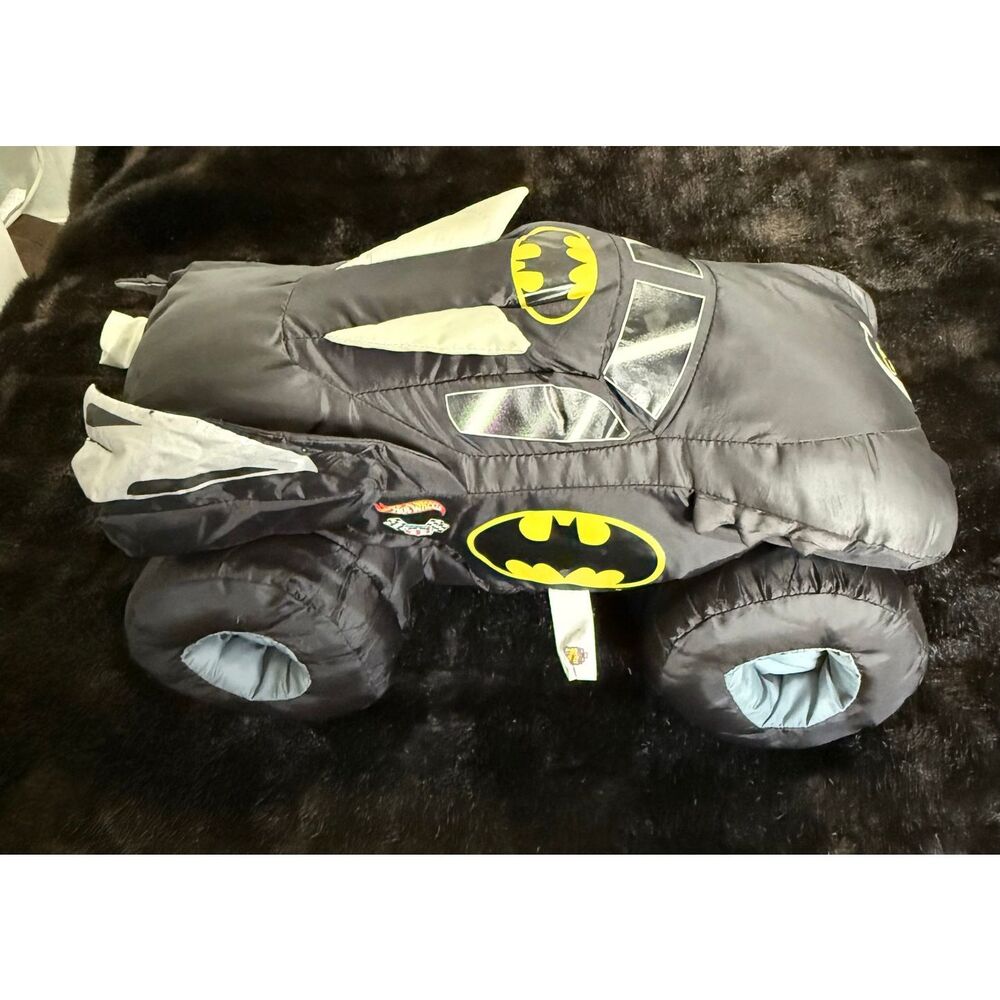 Hot Wheels Monster Jam Batman Plush Truck Toy Black stuffed‎ animal